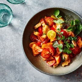 Ensalada de pan toscano Ensalada de pan toscano